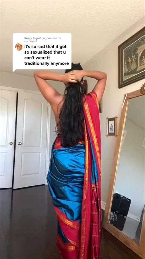 bhabhi in penty|BlouselessSaree .